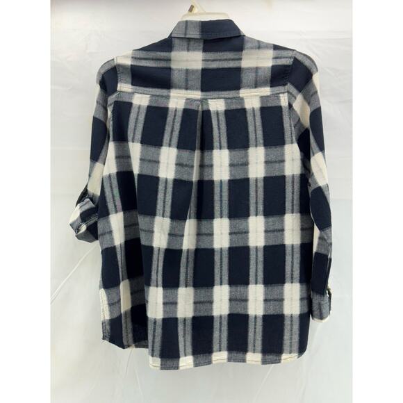 Zara Denim Basic Women’s Button Up Plaid Shirt - M - Picture 12 of 13